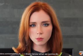 Cute Red-Haired Android Project QT Showed You Her Hidden Functions (RECOMMEND TO VIEW!)