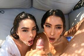 I have a surprise for you... The best double blowjob | Capri, Italy