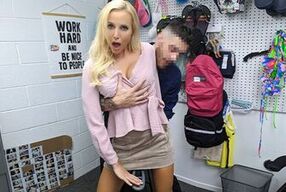 Shoplyfter - Buxom Blonde Milf Sophia West Gets Stripped And Cavity Searched In The Backroom