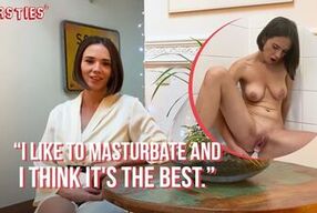 Ersties - All Wet & Soapy, Eve Grabs a Dildo To Bring Herself Pleasure