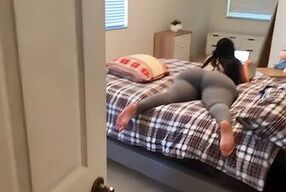 Stepbro & Stepsis skip Thanksgiving dinner and get down and dirty with each other's big tits and ass in hardcore sex action