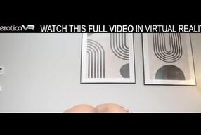 Kristy Ley's steamy solo session with a sex toy on the couch in VR