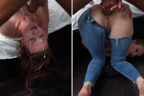 Caught cheating wife gets her tight ass drilled hard & rough with facial finish