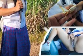 Pinay Bubbles gets her first public fuck with a stranger in hot pinay vlog