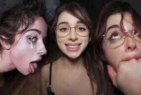 Audrey Reid dominates her stepson with a pussy licking and cumshot facial