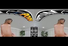 Ana Rose gets her wet pussy massaged and fingered while you watch - Filthy Rich gets a hard cock in reverse cowgirl