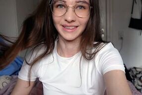 Watch this naughty teen in school uniform ride her big labia in hardcore cowgirl action!