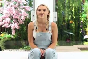 Blonde amateur takes a public anal creampie in a hotel room