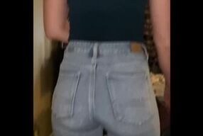 Hot blonde teen takes first anal ride from big dicked stranger