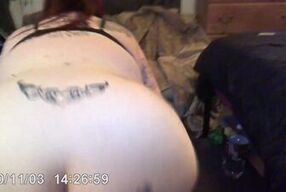 Horny redhead MILF takes my hard dick from behind & begs for more