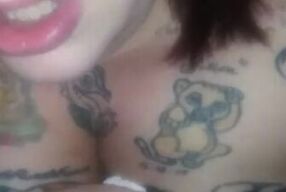 Thick white MILF sucks random stranger's BBC in fetishistic bondage scene