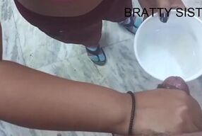 Naughty Indian Bhabhi Caught Devar Masterbating in her bed - POV anal sex with a rough public fuck
