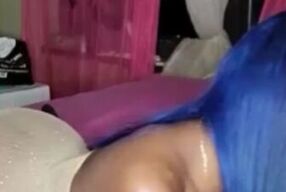 Keisha Minaj's tight ebony pussy takes a deep dicking again!