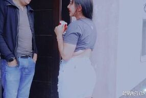 Watch how Mi vecina Cachonda Me Pide Azúcar & Give Herself a Creampie Before Her Lover's Satisfaction