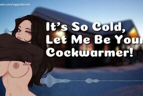 ASMR Roleplay: Cuddlefucking Your Sweet GF to Stay Warm with a Hot Hentai Action