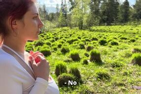 Hot teen with big tits gets seduced by a busty stranger on the way home