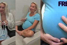 Stepmom's big tits get covered in cum after getting anal facials on Mother's Day