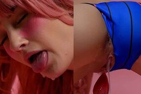 Cute Kawaii Pink Haired Girl Playing With Sex Toys - Petite Tiffany Tatum Ahegao Gooner Anime Hentai