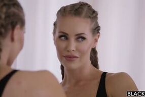 Fit Blonde And Trainer - Nicole Aniston