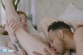 ADULTMOBILE - Sexy Teen Takes Her Step Brother's Big Cock In Her Mouth And Pussy Until She Explodes