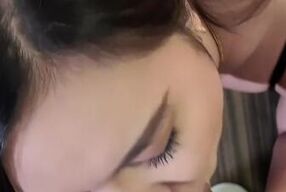 No talking. Just watch me.