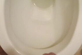 Piss in toilet