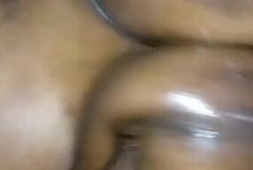 NO MILK BOTTLE IN SIGHT HEALTHY TITTY MILK BEING SUCKED OUT OF BIG CHOCOLATE BREASTS ALL NIGHT!!!!!!