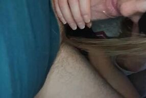 Step Sis Plays With My Cock & Sucks It - Almost Caught Us