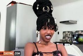 Big Tits Ebony Teen Hottie Railed Hard In Amateur Modeling Casting