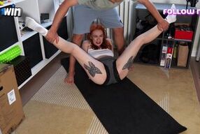 Yoga or sex? The answer is obvious! Fuck me!