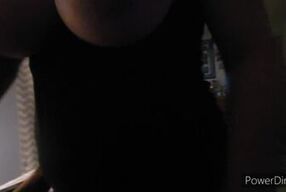 deepthroat girlfriend and big tits bouncing