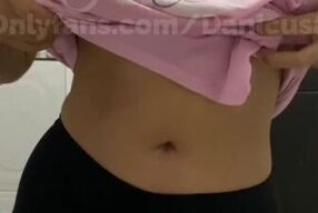 Gorgeous Colombian Teen Busty natural tits wants a long cock between her Legs