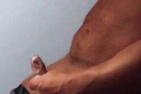 recording Step Brother Close Up Cum Shot Masturbating Hard Cock