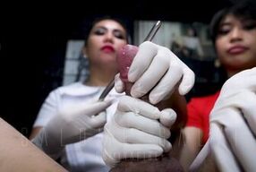 evil pinay nurses salome salvi and dominafire perform sounding and blowjob on unlucky slave