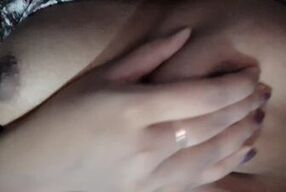 LATE NIGHT TIT PLAY MASTURBATING මහ රෑ කුක්කු මිරිකන ටික්ටොක් කෙල්ල