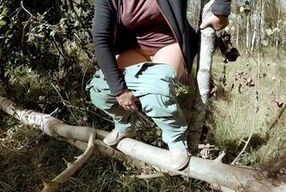 I need to piss during a long hike in the woods, after I finished I noticed a man watching me