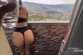 RIPPED LEGGINGS - HOT WIFE REQUESTS PERSONAL TRAINER AT HOME