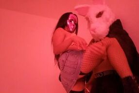 SPECIAL HALLOWEEN VIDEO!! WE DID IT TOGETHER, PUT ON MASKS AND STARTED TOUCHING EROTICLY