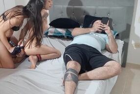 I fuck my neighbor with my strapon at my stepfather's house