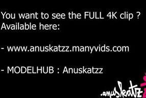 Erstes mal ANAL für süßes tattoowiertes Mädchen - Anuskatzz spielt mit TATTOO Frau bis zum ORGASMUS