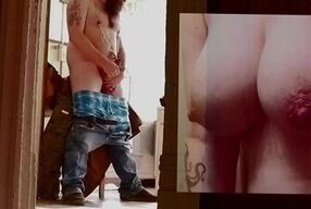 Public Jerk in a Haunted Building - Ghost Sex