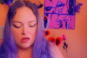 Mama rolling a blunt