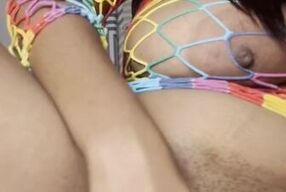 Yoselin Rosa gets sensual fingers herself