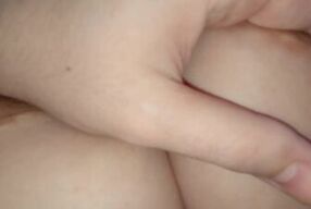 Home Alone in Bed with Stepbrother, Horny and Made Him Touch My Hot Body