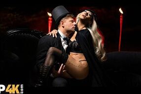 BUFU XXX. Blonde sexy witch is penetrated so deeply so she flew away