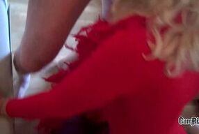 Dutch Teenie Xmas Kitten loves her mil warm