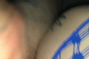 Fat ass shaking on dick