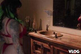 Tattooed Xwife Karen Cant Get Enough With Her Big Dicked Ex Husband