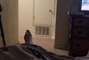 Masturbating while people in the next room