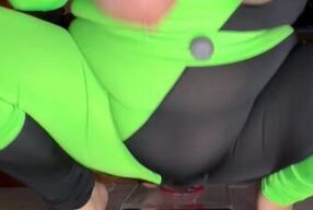 Shego desperately fights the DEMON DICK!! ♡